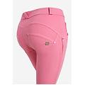 pantaloni push up wr. up clessidra tessuto navetta ecologico pink cosmos donna extra small
