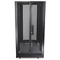 netshelter sx 24u 600mm x 1070mm deep enclosure rack indipendenti nero (ar3104)