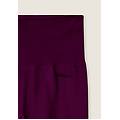 leggings 7/8 a vita altissima in tessuto seamless a costine potent purple donna exsmall/small