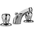 batteria lavabo con scarico automatico serie danubio da055cr cromato ottone