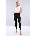 pantaloni wr. up 7/8 superskinny bioattivo vita alta made in italy nero donna large