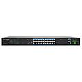 switch 16 porte poe+ 10/100 fe + 2 porte + 2 porte uplink 10/100/1000 ge + 2 porte uplink s