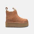 stivali da donna chelsea con plateau neumel tan