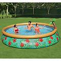 fast set piscina gonfiabile paradise palms 457x84 cm