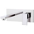 miscelatore monocomando q-design qd15 per lavabo a incasso con piastra rettangolare
