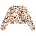 FREDDY freddy. felpa cropped comfort fit animalier felpe ritiro gratis