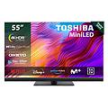 miniled 55'' 55mg8f63dg 4k ultra hd google tv dolby vision wifi hdmi 2. 1 nero