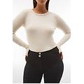 pantaloni push up wr. up vita alta in tessuto traspirante nero donna xxs