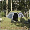 - tenda campeggio 6 persone verde rilascio rapido impermeabile