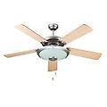 DCG ventilatore a soffitto in legno con luce