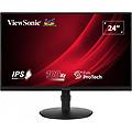 24 fhd superclear ips led monitor with vga hdmi dipsplayport speakers and full ergonomic stand