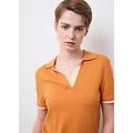 - maglione arancione in misto lana e cotone regular fit donna arancione scuro taglia xs