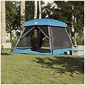 - tenda familiare cabina per 6 persone blu impermeabile