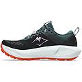 gel trabuco 13 w scarpe trail running donna dark green/orange 10 5 us