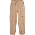 pantaloni cargo da donna in tessuto jersey waffle