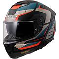 Ls2 Casco Moto Integrale Ff808 Stream Ii Road Nero Grigio Bl Taglia Xl