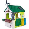 famosa eco la casetta da giardino educativa 150x120x94 cm con fioriera 2 cestini per rifiuti e