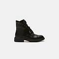 anfibi da donna con borchie nero