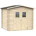 alce hobby 248x198 casetta da giardino in legno con finestre e porta a doppia anta 248x198x217 cm