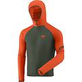 alpine wind 2 giacca trail running uomo green/orange 52