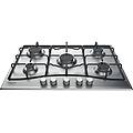 ariston pcn 752 u/ix/ha pcn 752 u/ix/ha piano cottura 5 fuochi a gas 75 cm colore inox