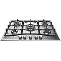 piano cottura pcn 751 t / ix / ha a gas 5 fuochi gas colore inox