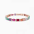 gioielli bracciale placcato oro rosa con fusion stone santorini