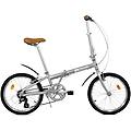 folding bicicletta pieghevole 7v alluminio 20 grigio