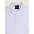 polo manica lunga con spacchi laterali bianco uomo extra large