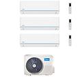 climatizzatore trial split serie evolution 9+12+12 btu con m4oe-28hfn8-q inverter r-32 wi-fi