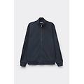 felpa tecnica con zip uomo blu taglia s