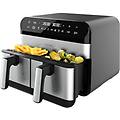 friggitrice ad aria 9l cecofry advance 9000 inox. airfryer digitale 2800w 2 vaschette da 4 5l doppia