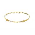bracciale uomo in oro giallo e bianco 175461