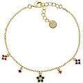 bracciale con charms pendenti donna argento 925 gioiello primula brfimgol1