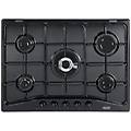 ynf 57 asv piano cottura nero da incasso 68 cm gas 5 fornello(i)