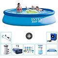- piscina fuori terra in giro 396x84 cm blu include accessori coordinati a1157