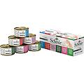 in gelatina 24 x 85 g alimento umido per gatti mix (6 varianti) 3 con tonnetto + 3 con filetti di