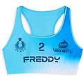 FREDDY freddy. top donna beach volley gold 2025 numero 2 reggiseni top ritiro gratis