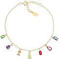 bracciale con charms pendenti donna argento 925 gioiello brragmz1