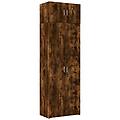 - armadietto rovere fumo 70x42 5x225 cm in legno multistrato