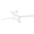 ventilatore da soffitto faro hydra con luce led e telecomando 36w bianco