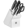 **** four star set di coltelli con ceppo 6-pz. bianco