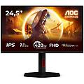 monitor 25g4kur 24. 5 fullhd 420hz fast ips hdr400 tempo di risposta 1ms hub usb ergonomico