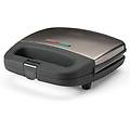 black+decker tostiera 750w. rivestimento antiaderente. finitura anti-impronta. acciaio inossidabile.