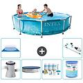 - piscina fuori terra in giro 305x76 cm blu include accessori coordinati a1382