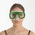 sub maschera subacquea extreme bivetro lime