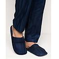 pantofole da uomo blue label / blu notte / 45/46 blu notte