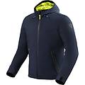 giubbotto moto softshell rev'it traffic h2o navy blu taglia s