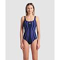 pezzo unico donna navy-violet