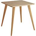tavolo da pranzo duneo quadrato 75x75x76 cm (lxlxh) piano tavolo quercia struttura quercia/naturale